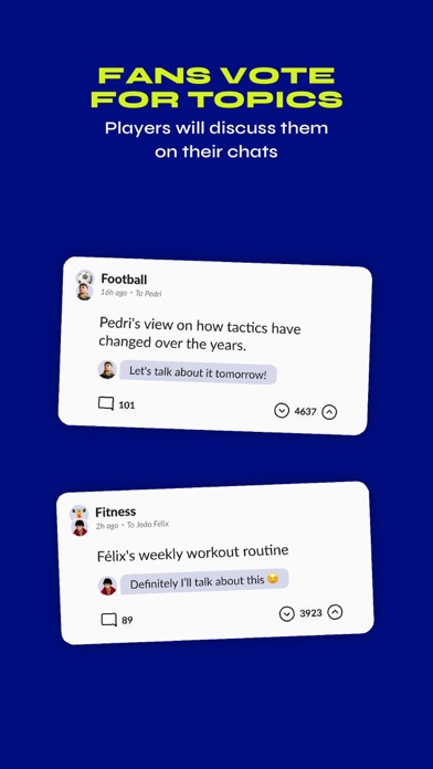 TR - Chat with Soccer Stars Screenshot