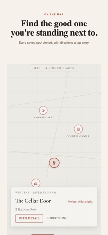 Nommio: Save Food Places screenshot