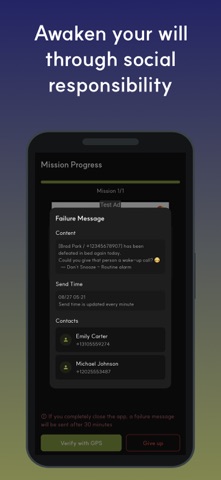 Don't Snooze! - Routine Alarm screenshot