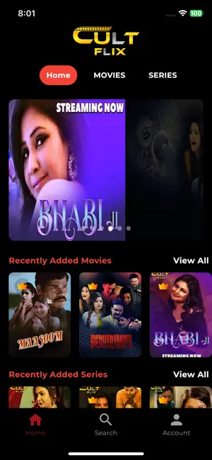 CultFlix OTT screenshot 1