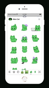 Alien Cat Animated screenshot
