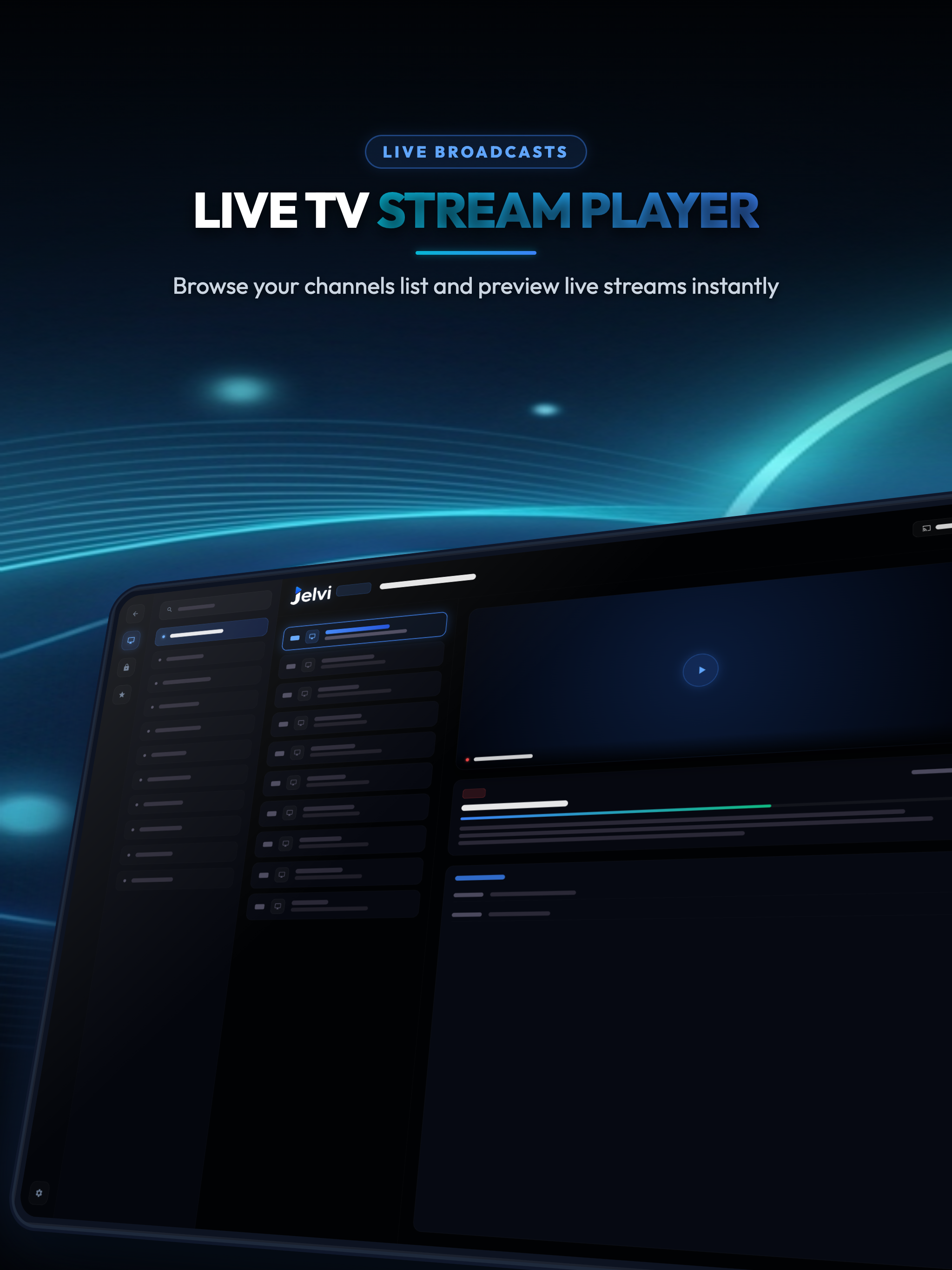 Jelvi IPTV Player screenshot 6