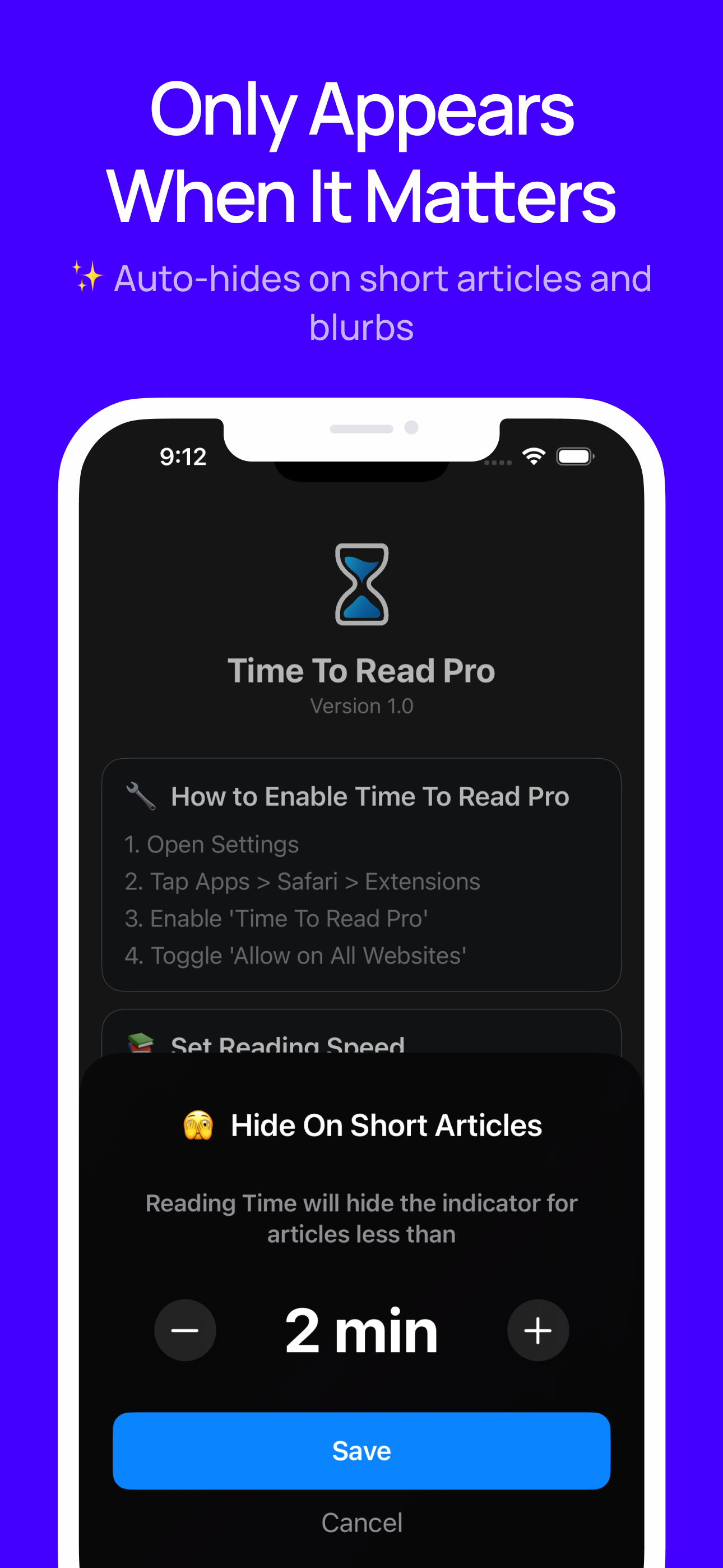 Time to Read Pro