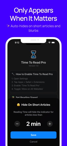 Time to Read Pro screenshot