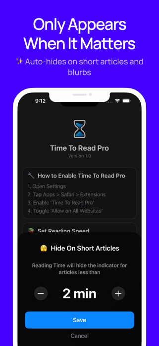 Time to Read Pro Screenshot 5 of 6