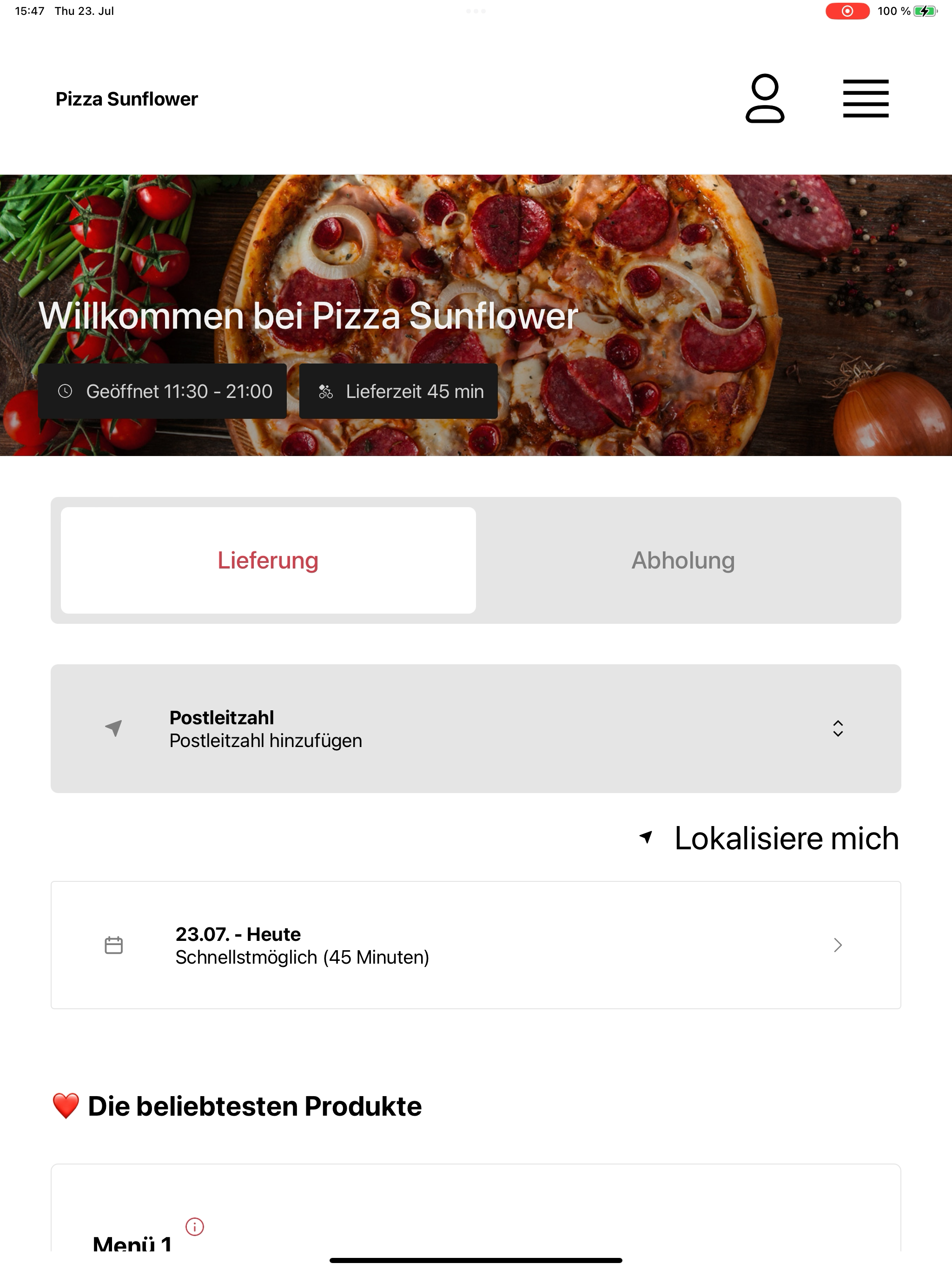 Pizza Sunflower Langenhagen screenshot 14