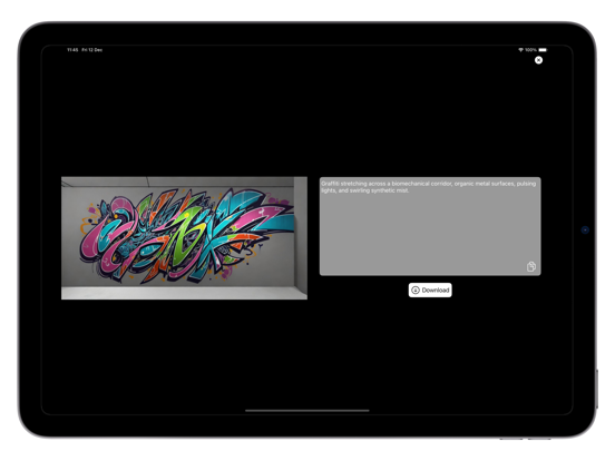 Graffiti Creator: AI Design iPad screenshot