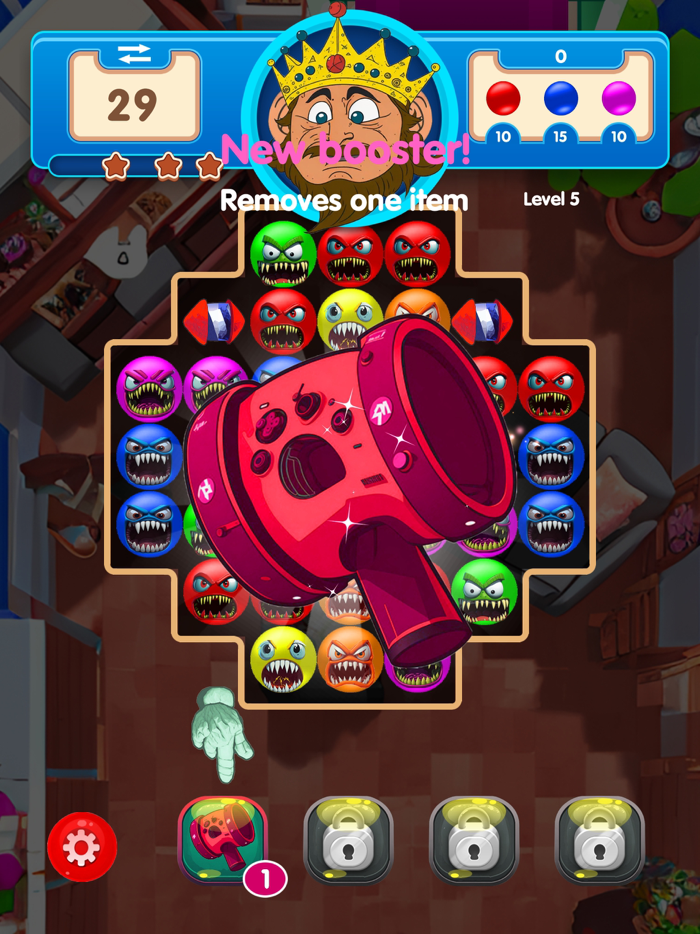 POP Germs Match 3 Puzzle