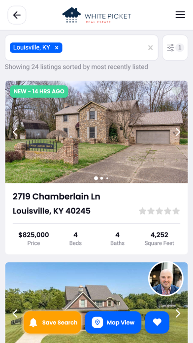 White Picket Real Estate Screenshot