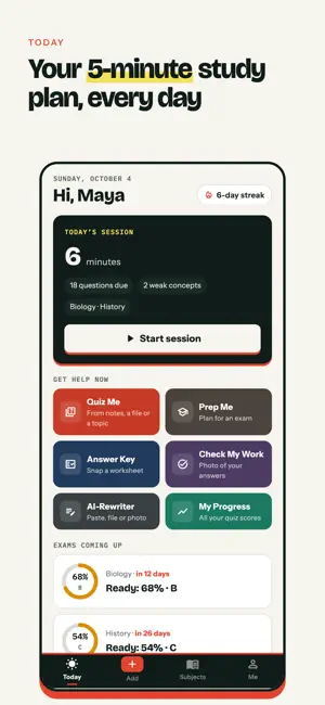Quizbot: AI Study Helper screenshot 1