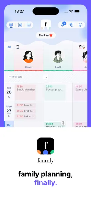 Famnly: Shared Family Calendar screenshot 1