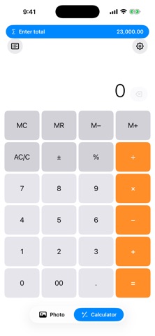 Snapculator-Camera Calculator iPhone screenshot