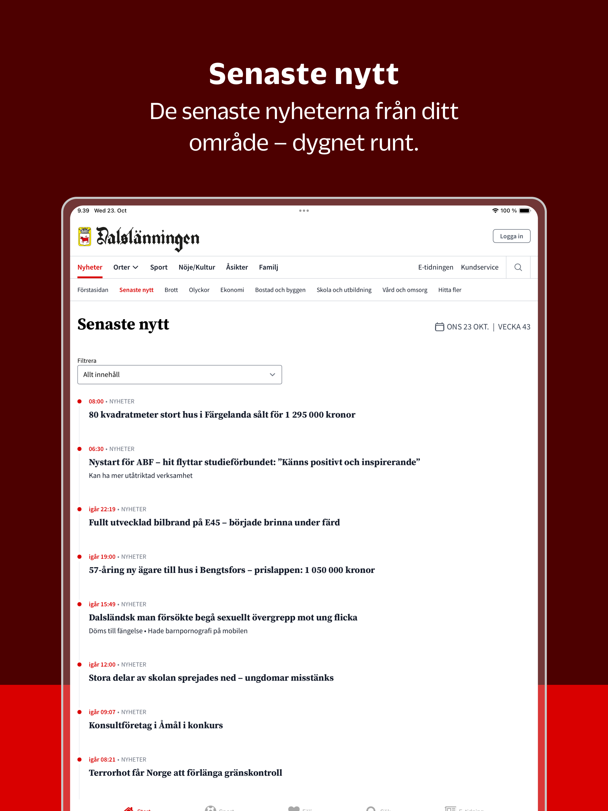 Dalslänningen Nyheter screenshot 6