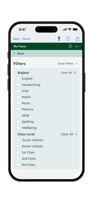 Folens Library Screenshot 1 of 3