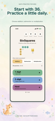 Six Squares: Math Grid screenshot 2