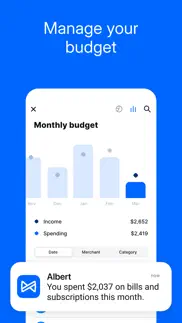 albert: budgeting and banking iphone screenshot 2