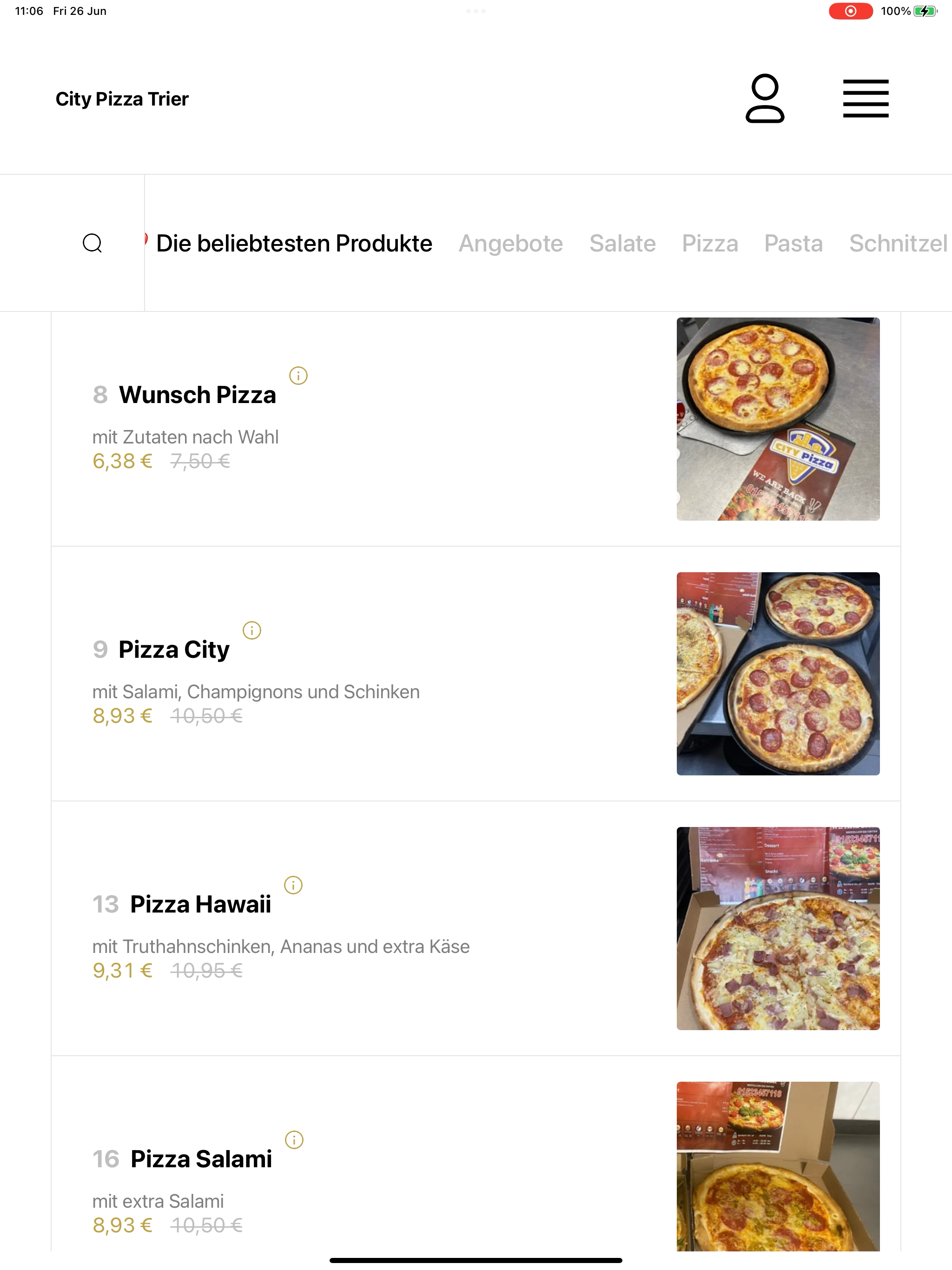 City Pizza Trier DE screenshot 6