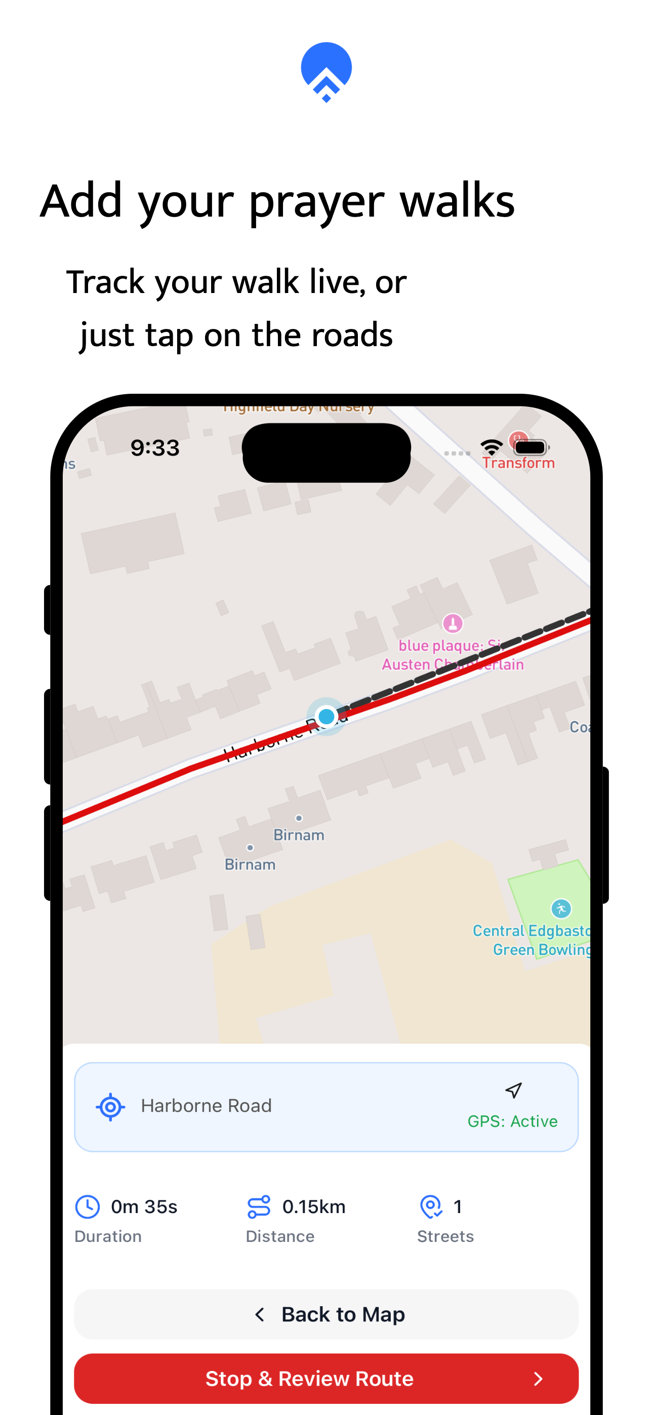 Prayer Walk App