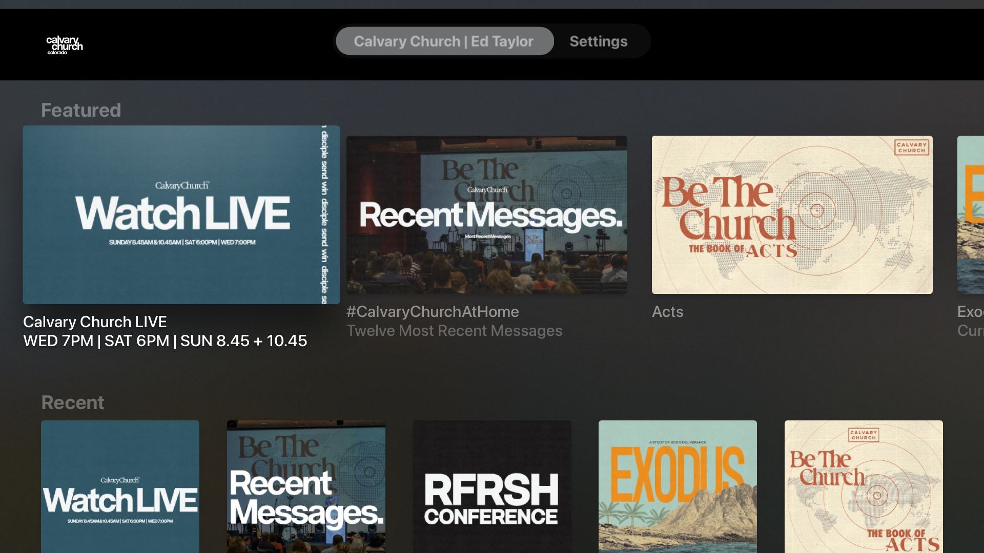 Calvary Church | Ed Taylor
