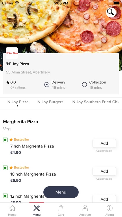 ‘N’ Joy Pizza
