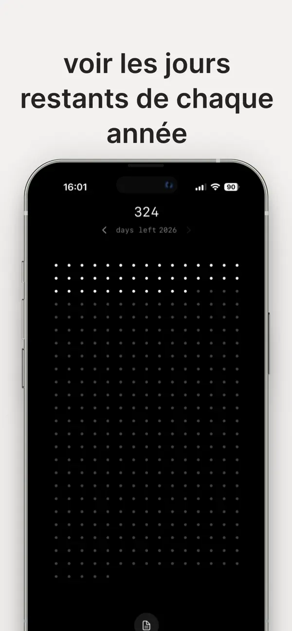 Screenshot #1 pour dots: widget jours restants