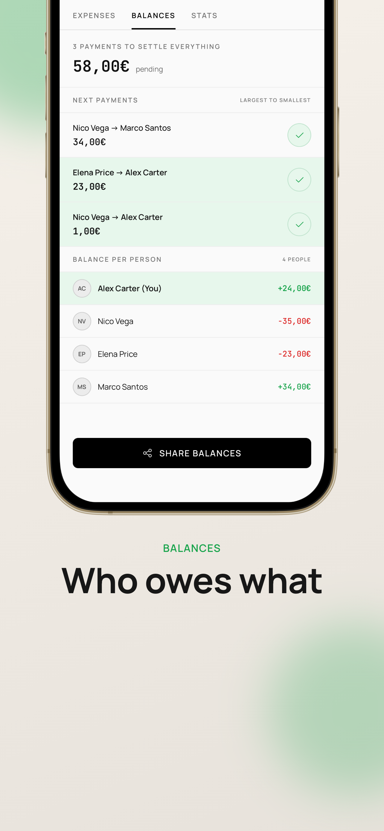 Dividator: Split expenses screenshot 4