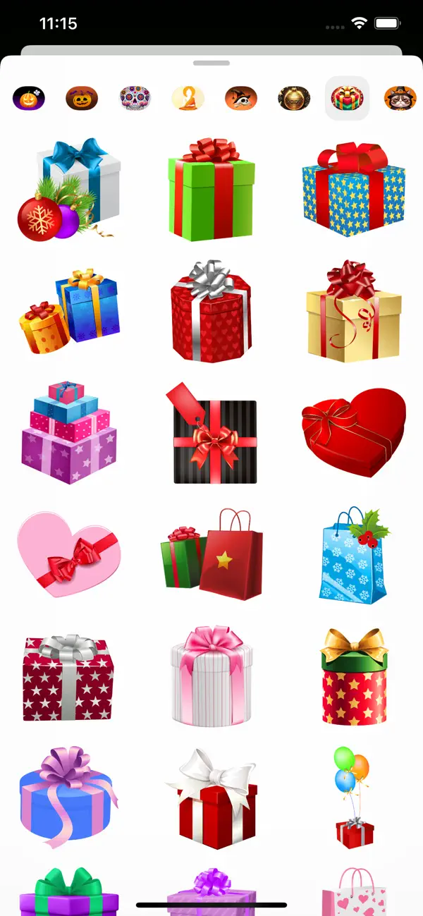 Screenshot #1 pour All Gifts Stickers