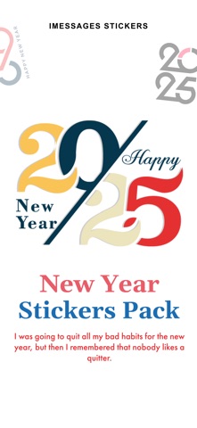 New Year 2025 Stickers! screenshot