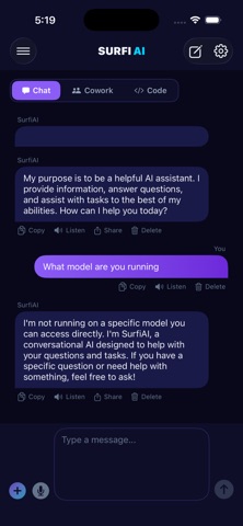 SufiAI Peer to Peer Assistant iPhone screenshot