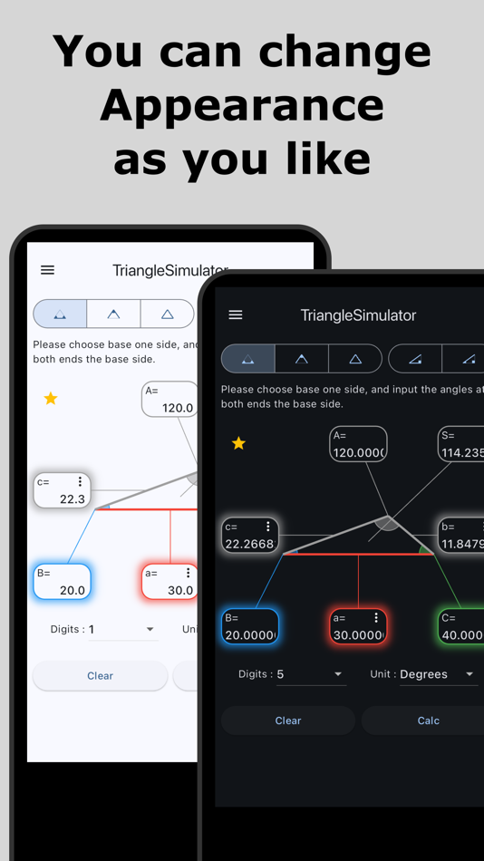#5. Triangle Simulator (iOS) Podle: Toshiya Hondo