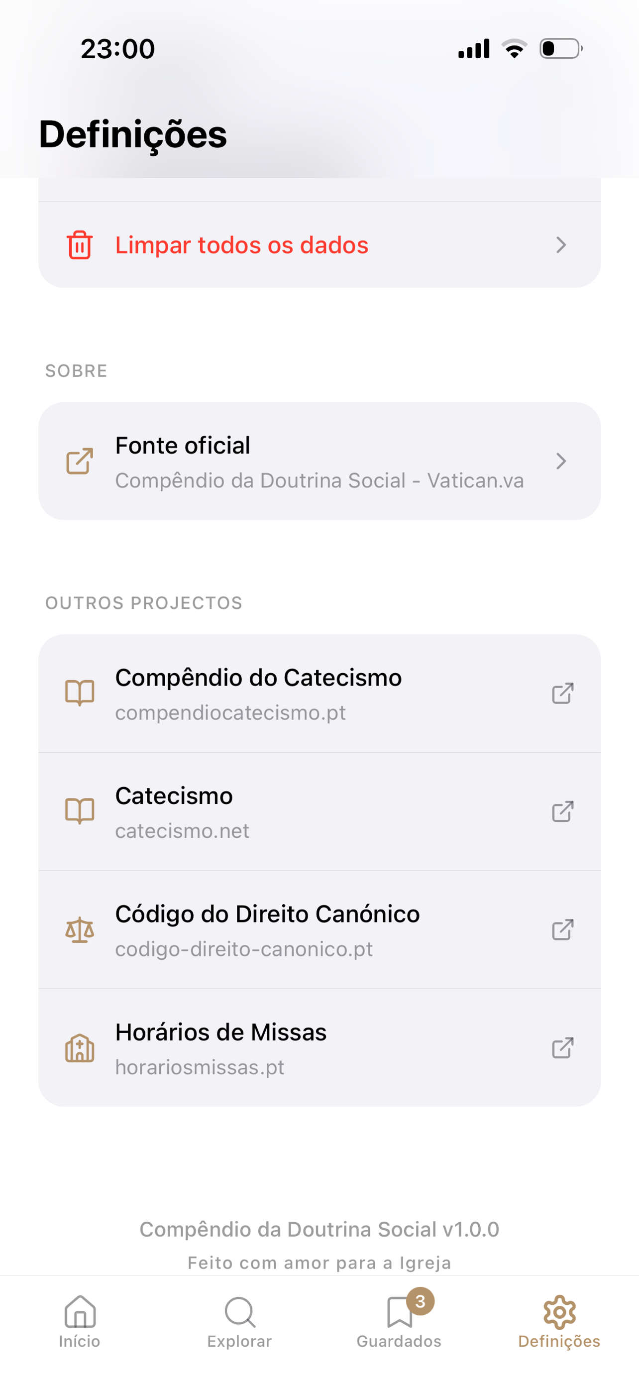 Compêndio Doutrina Social