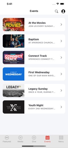 Xperience Church app screenshot 3
