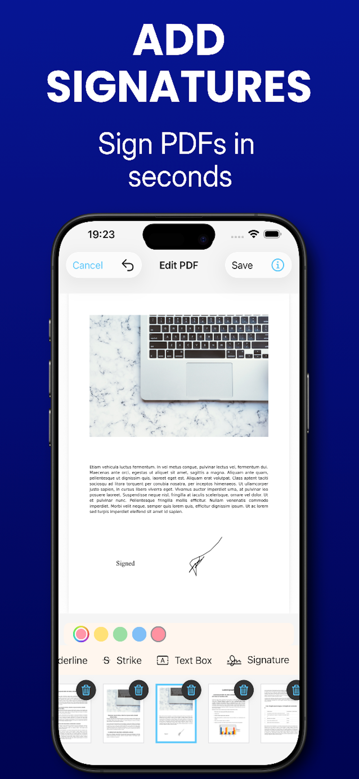 Receipt & PDF Scan: OCR, Sign screenshot 3