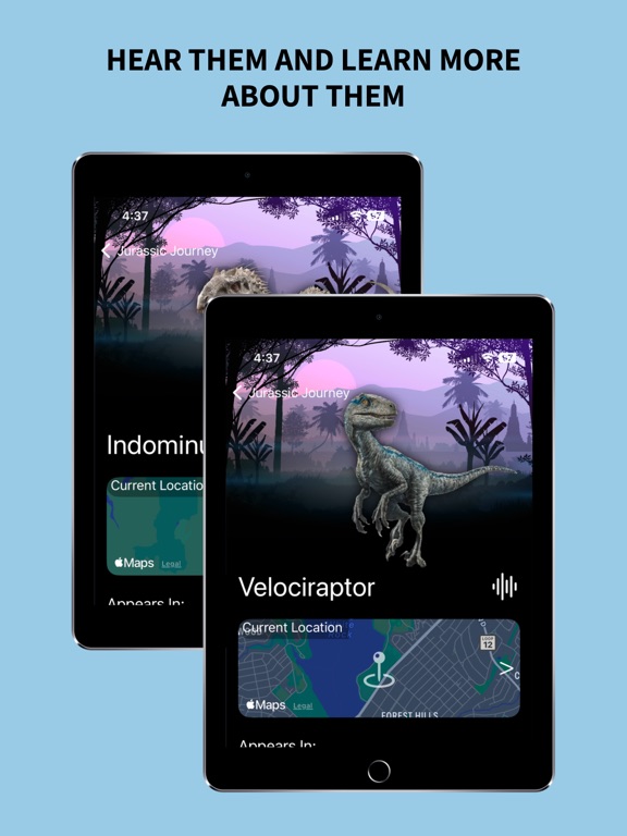 Jurassic Journey iPad screenshot 2 - Entertainment app