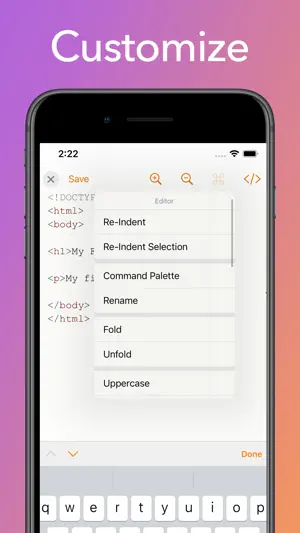 Text Editor App screenshot 2