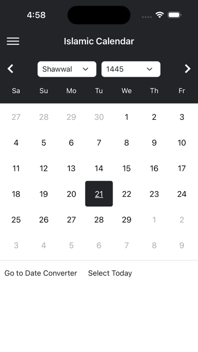 Afghan Calendar Screenshot 7 of 7