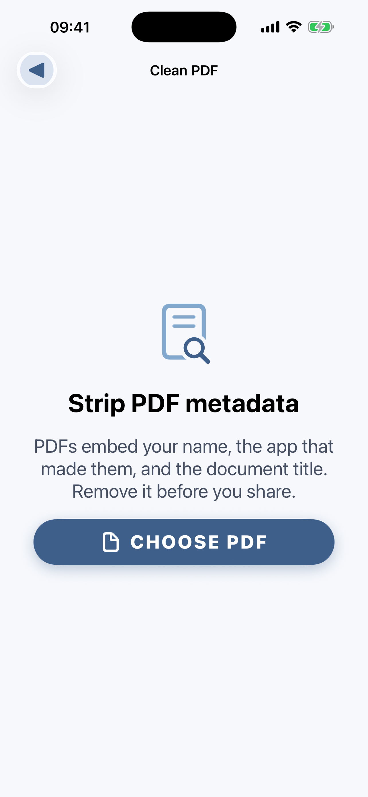 Metadata Cleaner: Photo & PDF screenshot 2