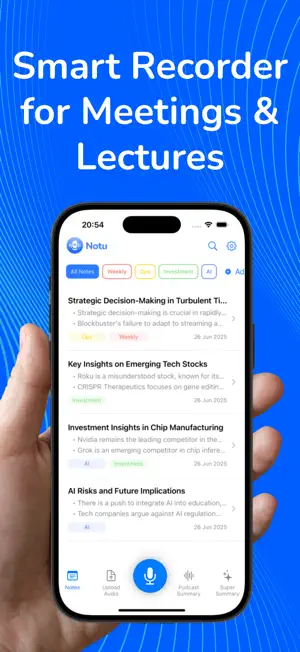 Voice to Text Summarizer: Notu screenshot 2