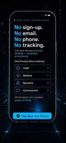 EnigmaAI - Private AI Chat iPhone screenshot