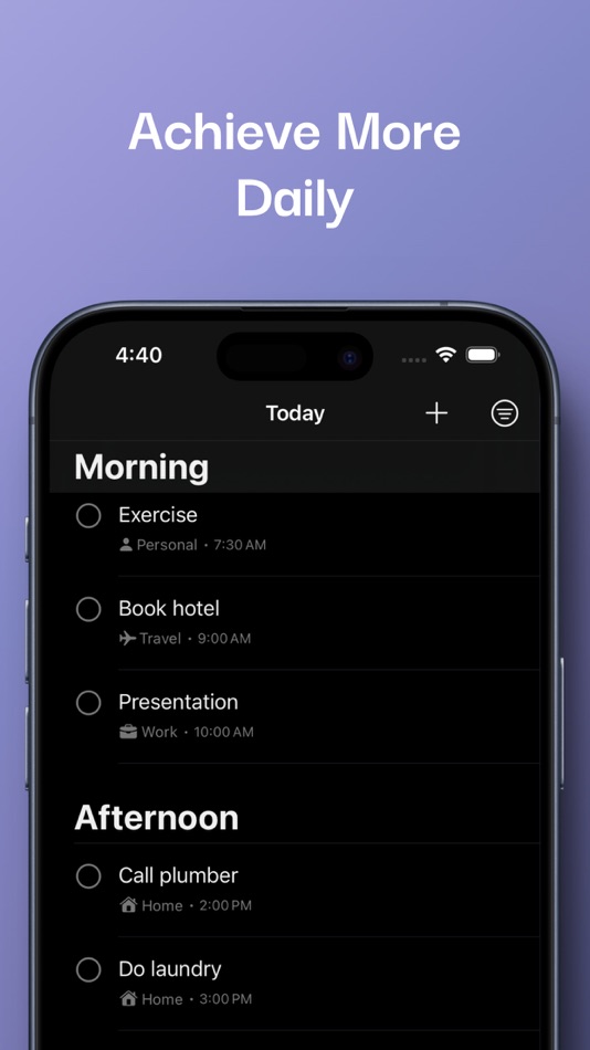 #1. Daily To Do List - Todoz (iOS) 由: Elias Gebre Beshah