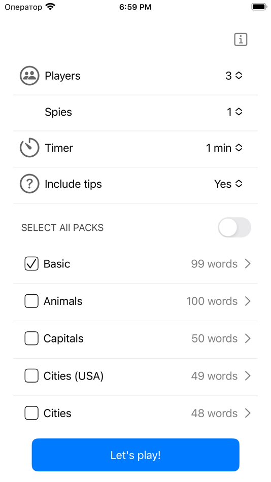 Spy: Party Game - 1.0 - (iOS)