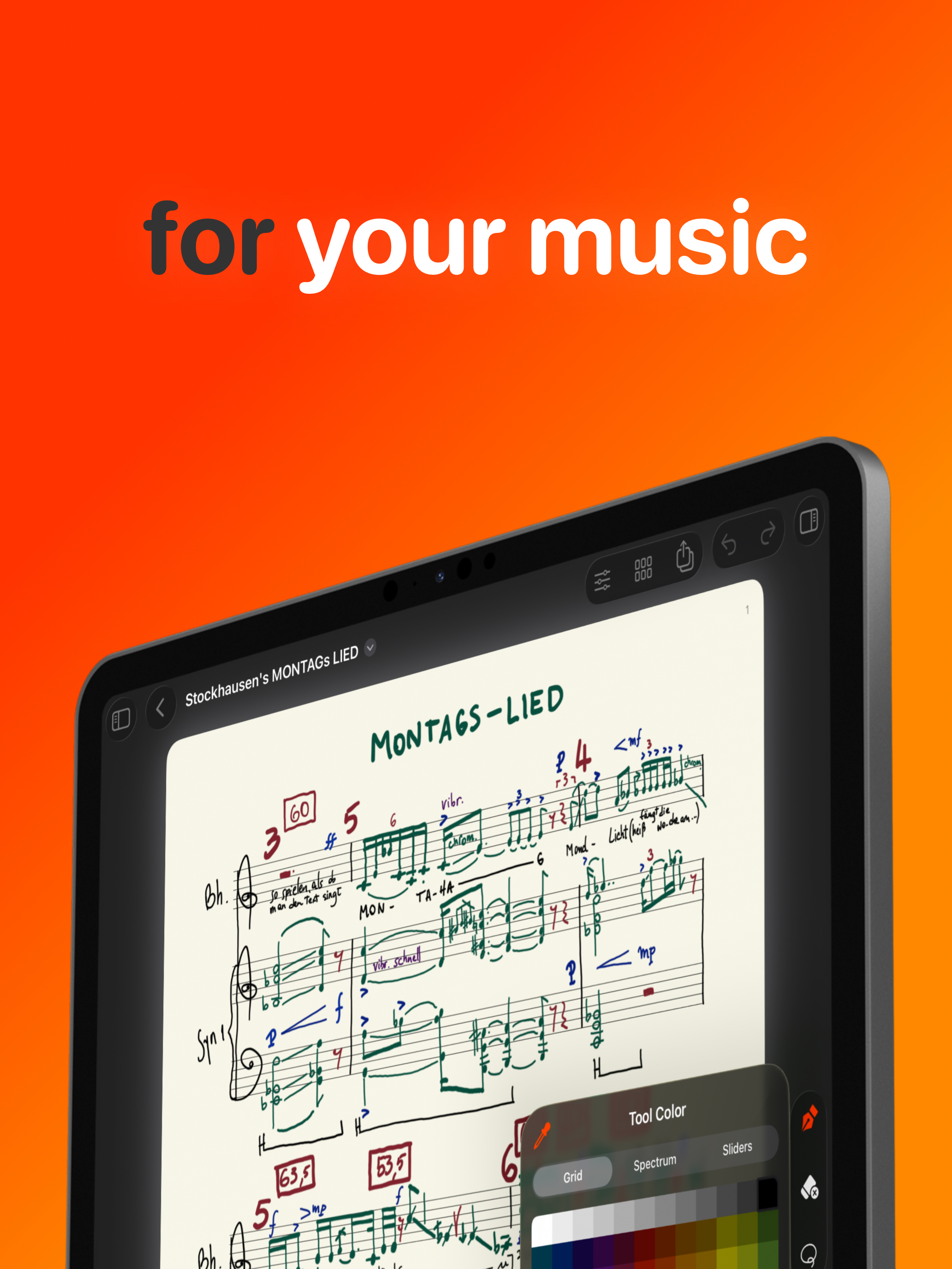 MusicPad – Music Writing