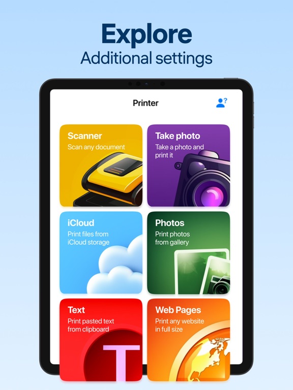 Printer & Documents Scanner iPad screenshot 5 - Utilities app