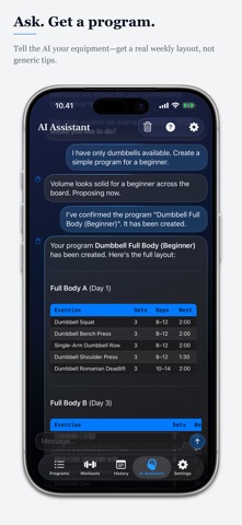 GymPath: Workout Tracker / Log iPhone screenshot