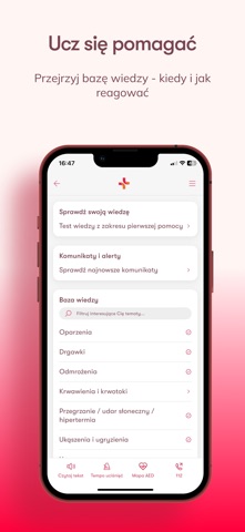 Pierwsza Pomoc LUX MED iPhone screenshot 7