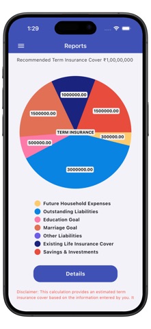 Term Insurance Calculator Screenshot 2 of 9
