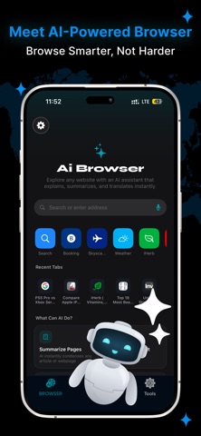 AI Browser - Voice & Tools Screenshot 1 of 6