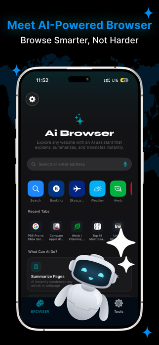 AI Browser - Voice & Tools Screenshot 1 of 6