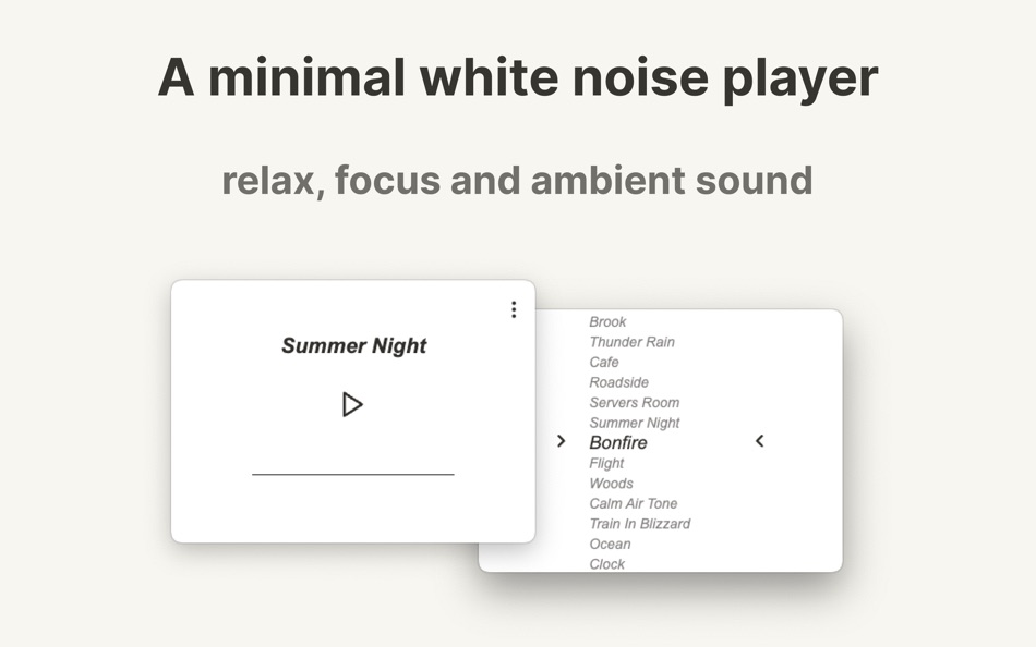 Minnoise - white noise - 1.0.1 - (macOS)