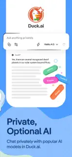 DuckDuckGo, optional Duck.ai screenshot 4